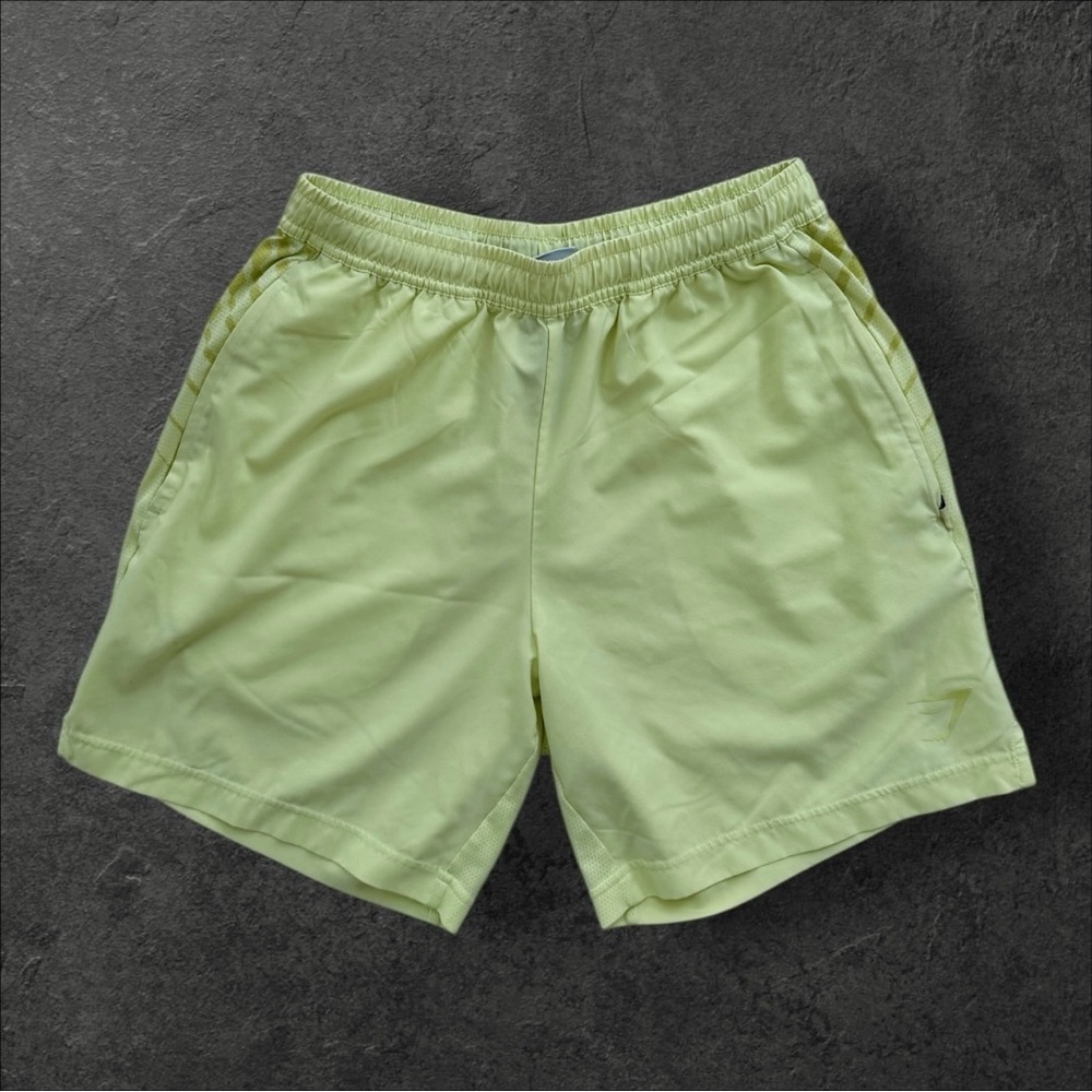 Gymshark BrightYellow Workout Shorts Size Small